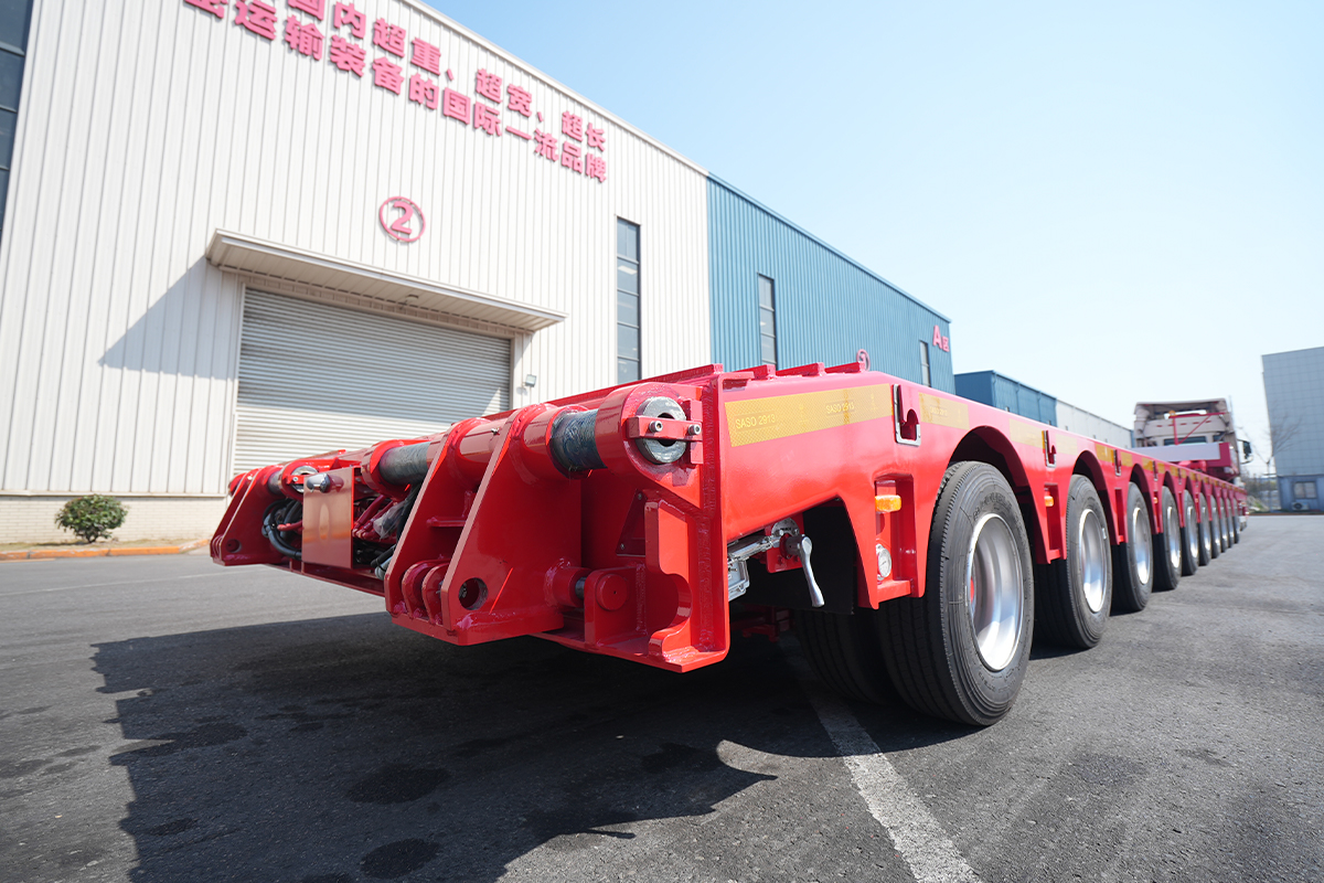 Multi-Axle Air Suspension Lowbed Trailer FKB9130