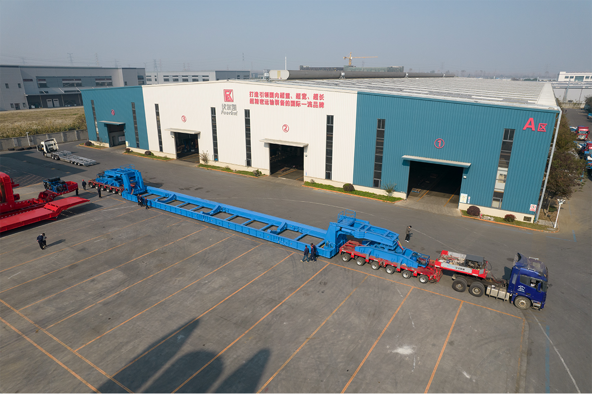 Complete Rocket Transport Trailer