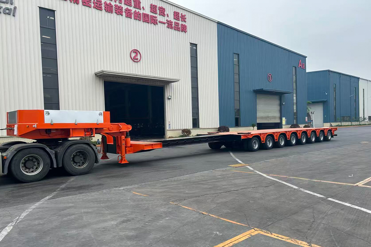 Multi-Axle Leaf-Spring Suspension Lowbed Trailer FKA9105