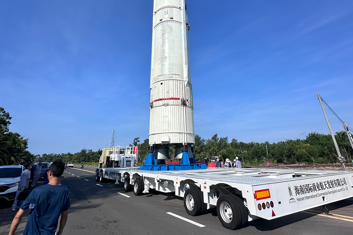 Rocket Body Vertical Transport Trailer