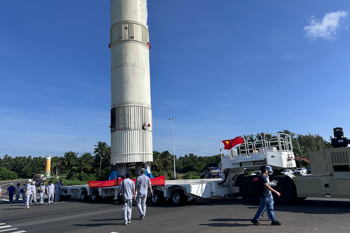 Rocket Body Vertical Transport Trailer