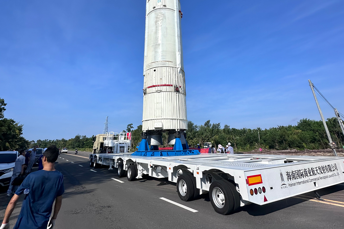 Rocket Body Vertical Transport Trailer