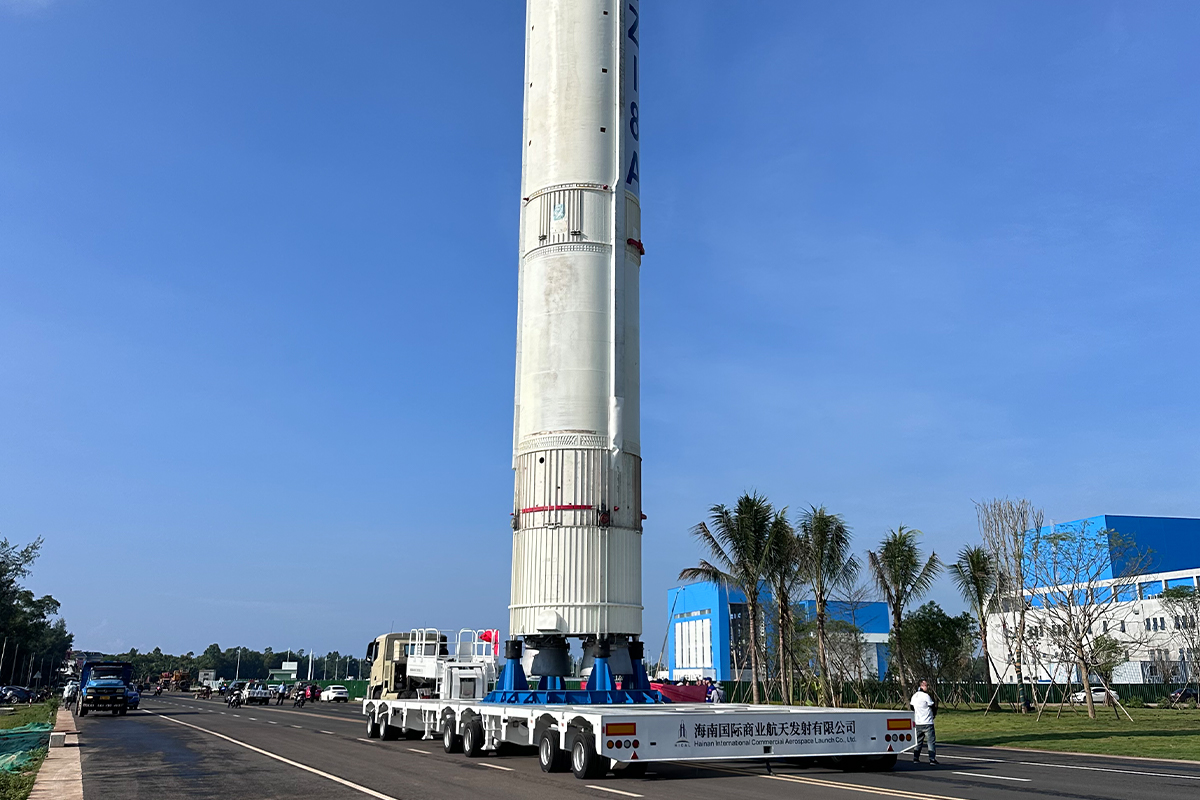 Rocket Body Vertical Transport Trailer