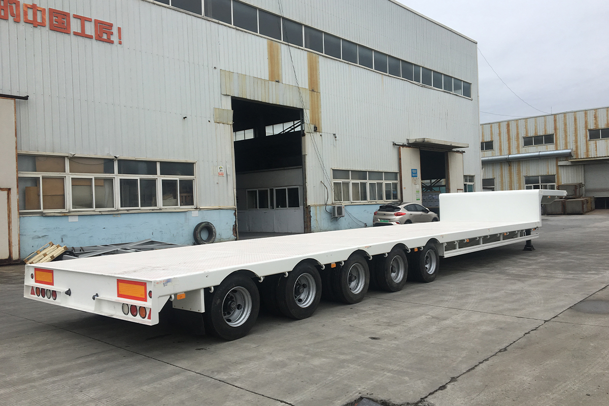 Multi-Axle Leaf-Spring Suspension Lowbed Trailer FKA9105