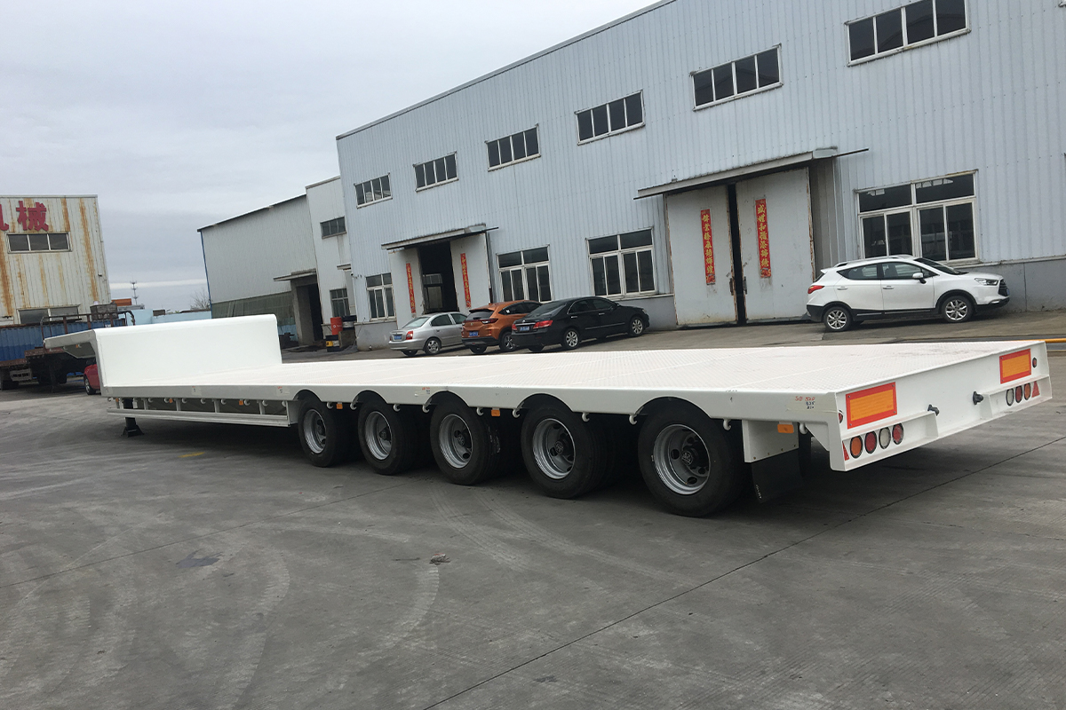 Multi-Axle Leaf-Spring Suspension Lowbed Trailer FKA9105