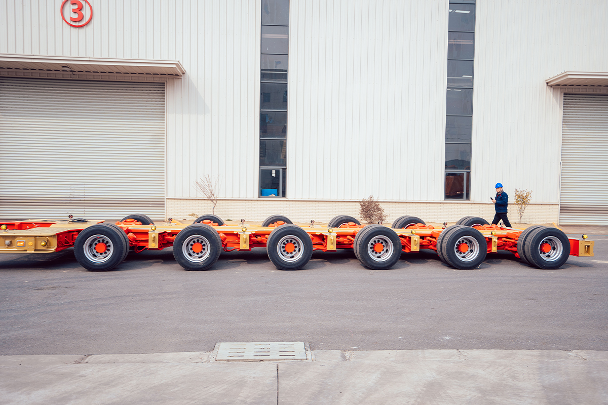 Multi-Axle Hydraulic Suspension Lowbed Trailer FKC9180