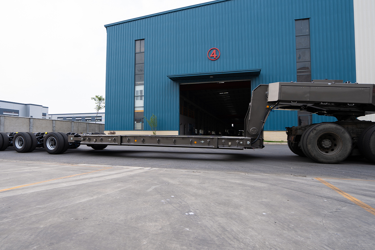 Multi-Axle Hydraulic Suspension Lowbed Trailer FKC9180