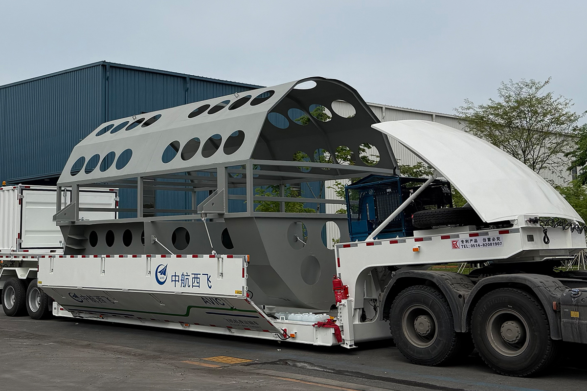 Aircraft Large Component Transport Trailer